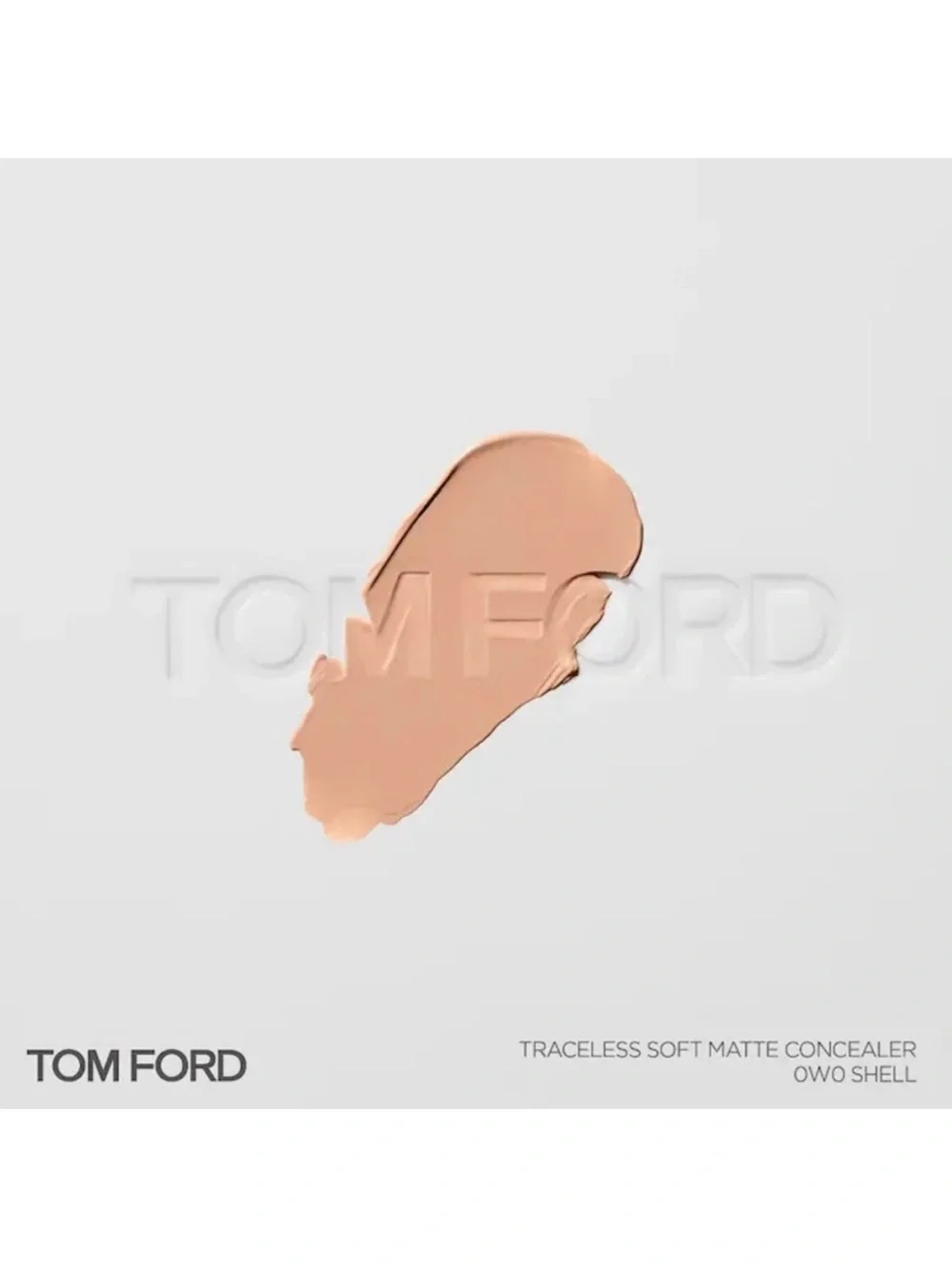 NiB TOM FORD Traceless Soft Matte Concealer in 0W0 Shell - fair skin lt yellow